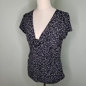 V-Neck Short Sleeve Top